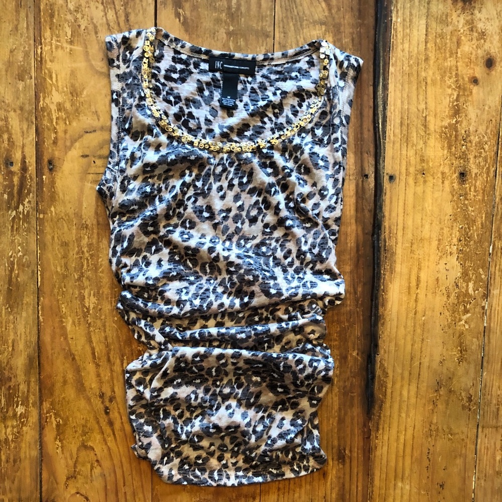 INC Animal Print Top (M)